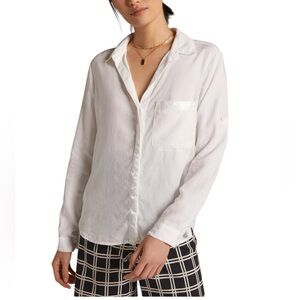 Anthropologie Cloth & Stone Tencel button front shirt M